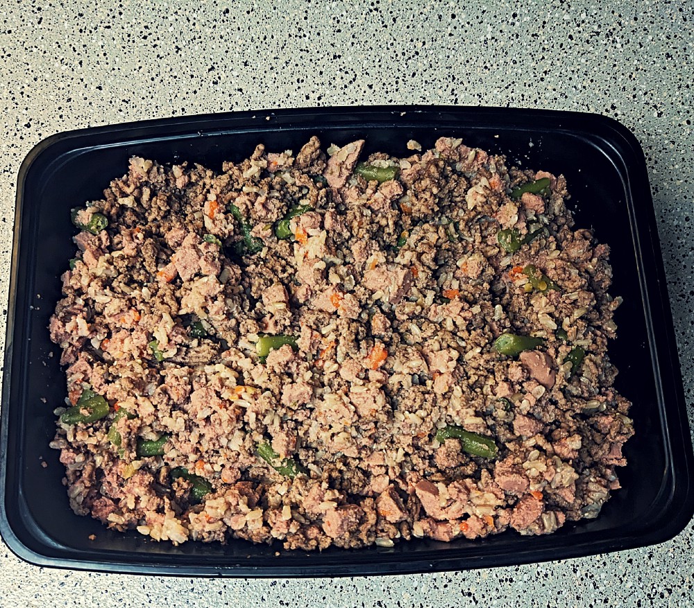 Batch #3, Freshpet Select Tender Chicken, ground beef, brown rice, and green beans. Photo Credit: Tremaine L. Loadholt